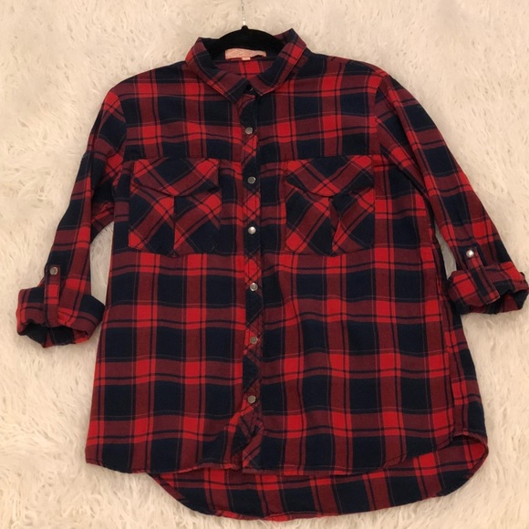Free Heart Button Down Shirt - Picture 1 of 3